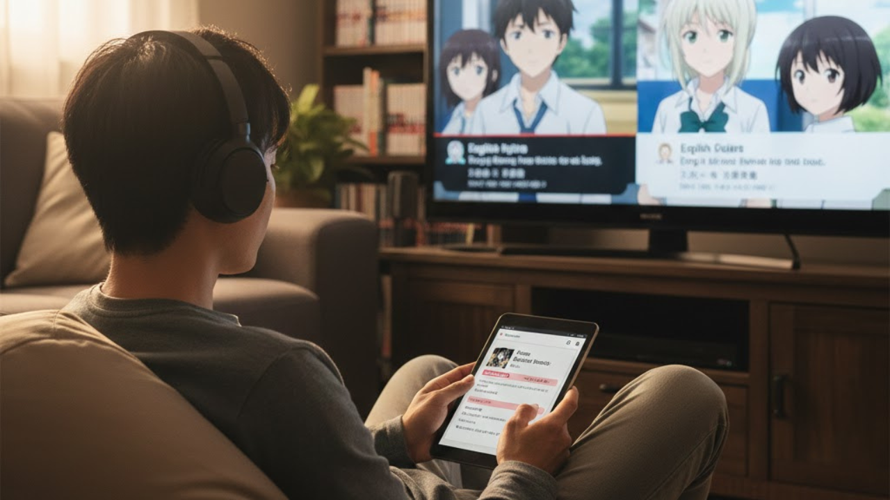 英語をアニメで学習する効果とメリット