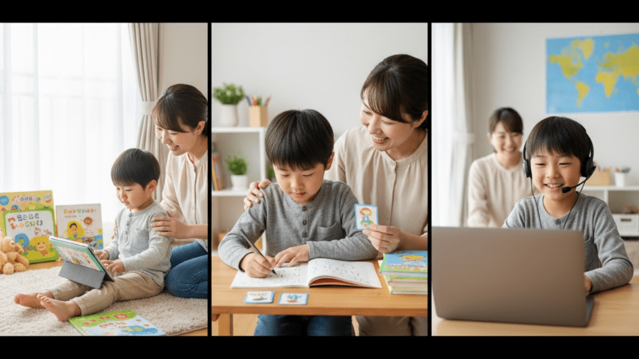 ステップ別おうち英語のやり方