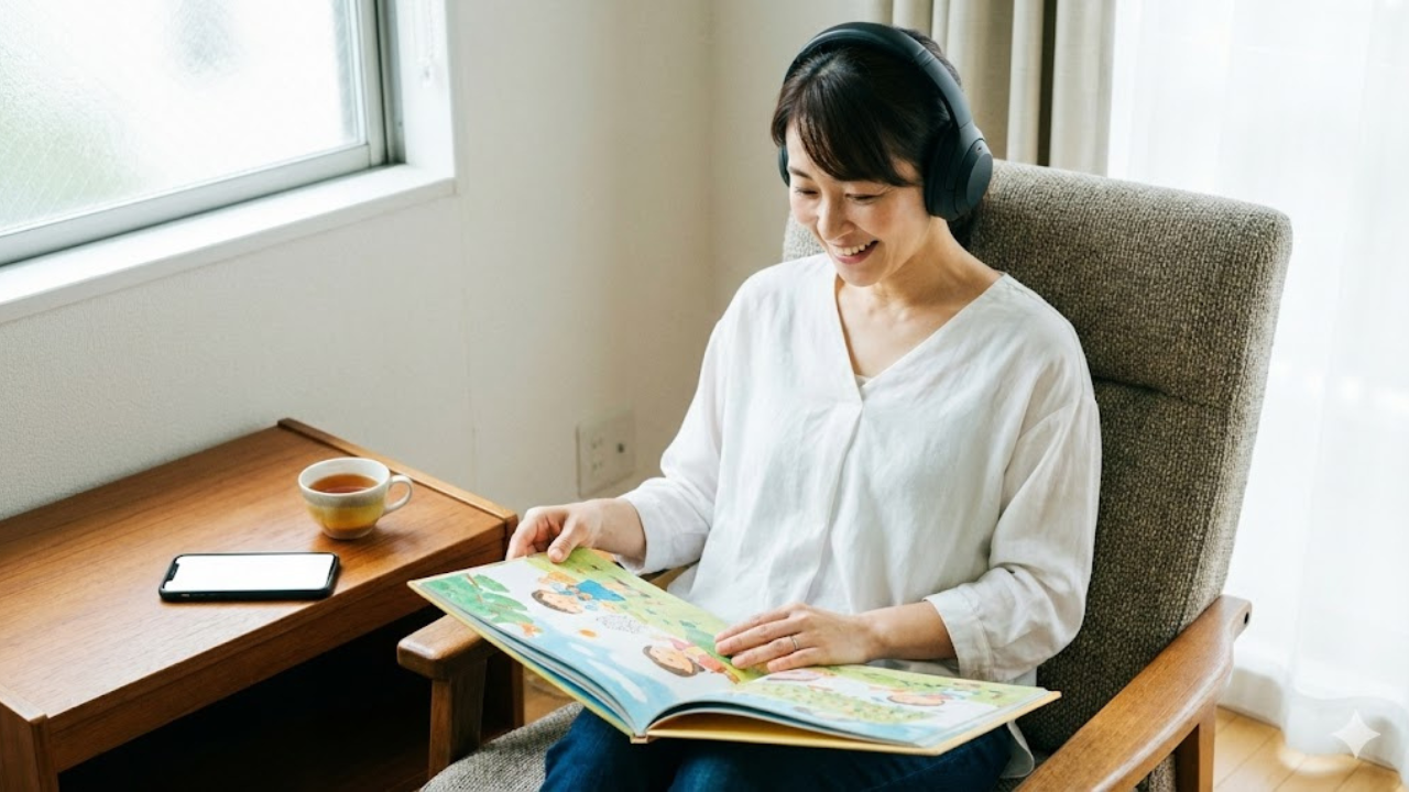 大人も楽しめる絵本とリスニング