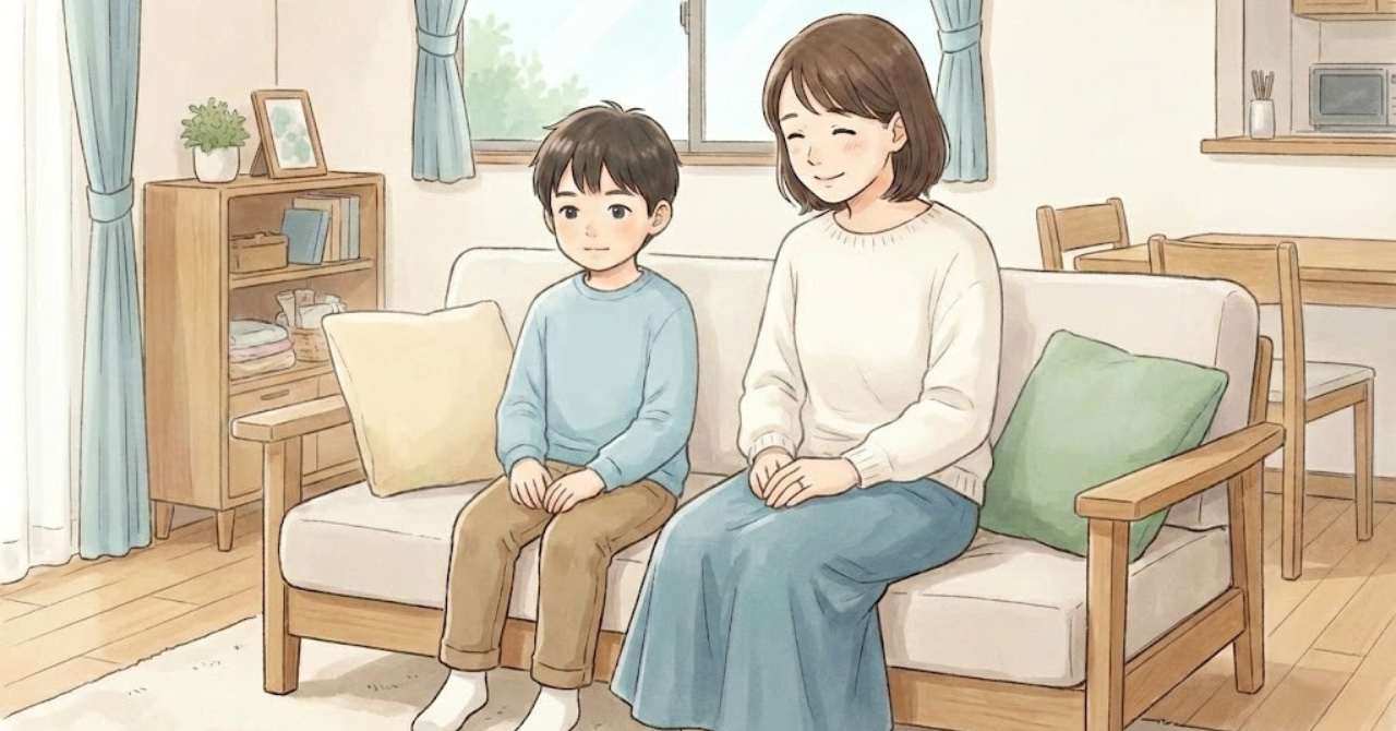おうち英語に限界を感じて不安になる親子と「成長のサイン」と伝えるアイキャッチ画像