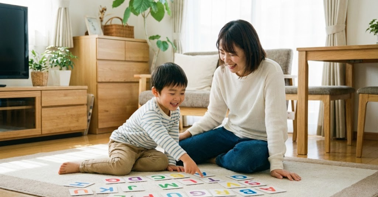 フォニックスのやり方を子どもと整理